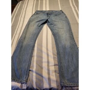 Levis 514 Jeans 33x32 Men Blue Slim Fit Straight Leg Denim Pants Mid Rise Pants